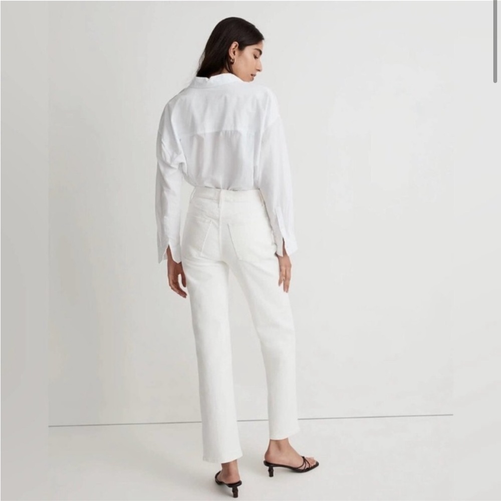 Madewell Perfect Vintage Jean in Tile White - Picture 2 of 12